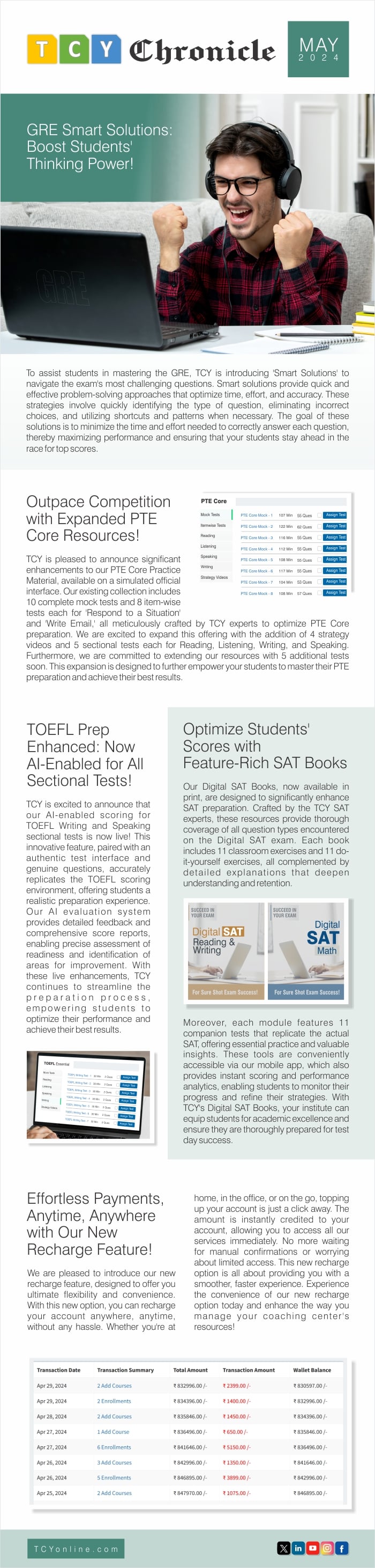 TCY Chronicle - May Edition