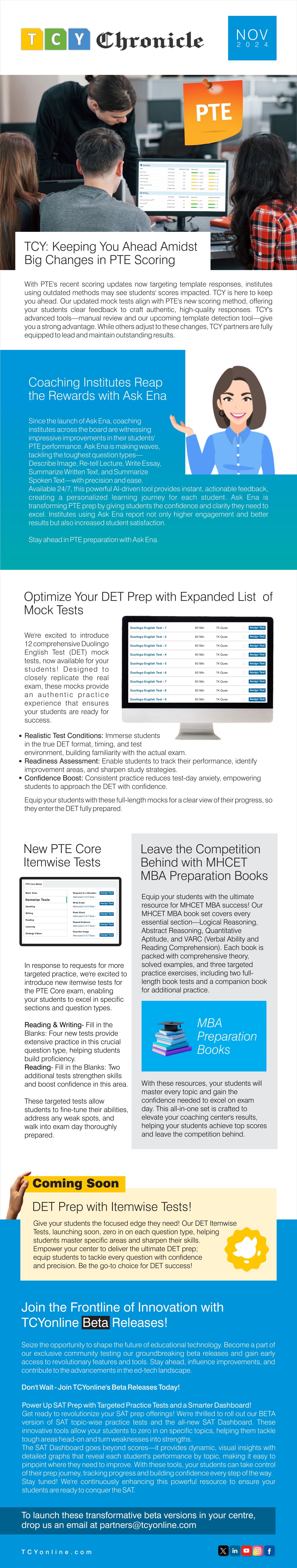 TCY Chronicle -November Edition