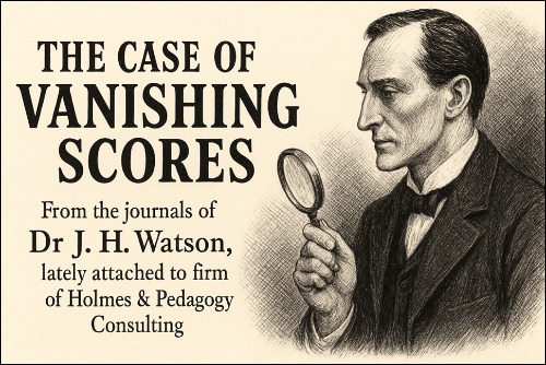 The Case of Vanishing Scores from the Journals of Dr J. H. Watson