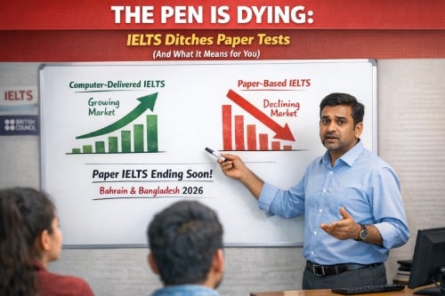 The Pen Is Dying: IELTS Ditches Paper Tests (And What It Means for You)
