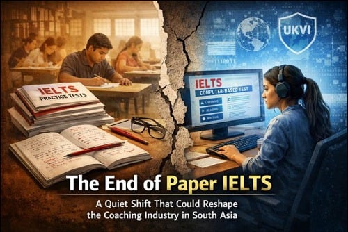 The End of Paper IELTS: A Quiet Shift That Could Reshape the Coaching Industry in South Asia