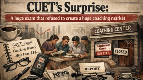 CUET's Surprise: A Huge Exam That Refused to Create a Huge Coaching Market