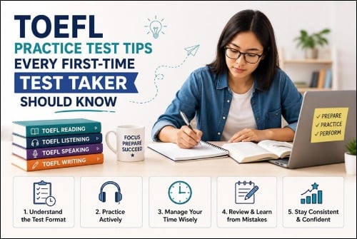 TOEFL Practice Test Tips Every First-Time Test Taker Should Know 